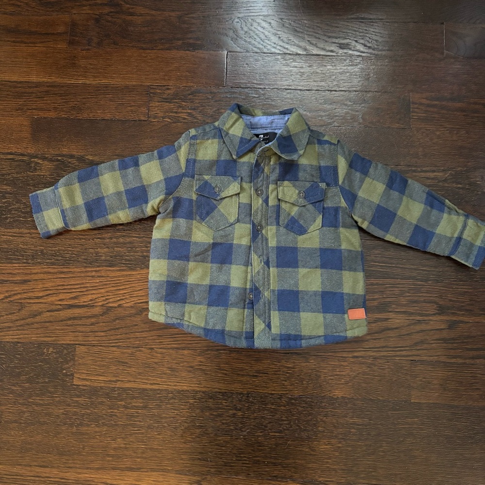 7 for All Mankind Plaid Coat